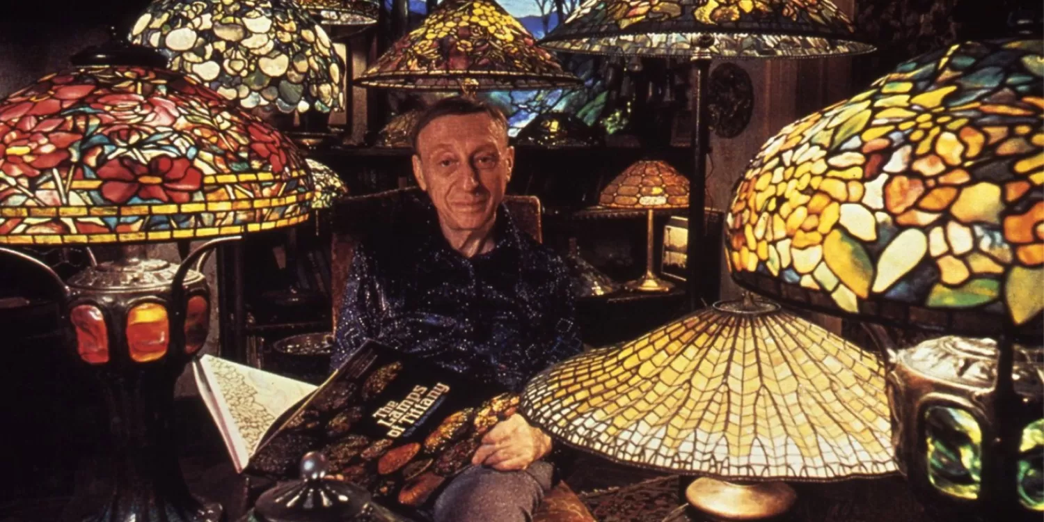 Egon Neustadt with Tiffany Lamps