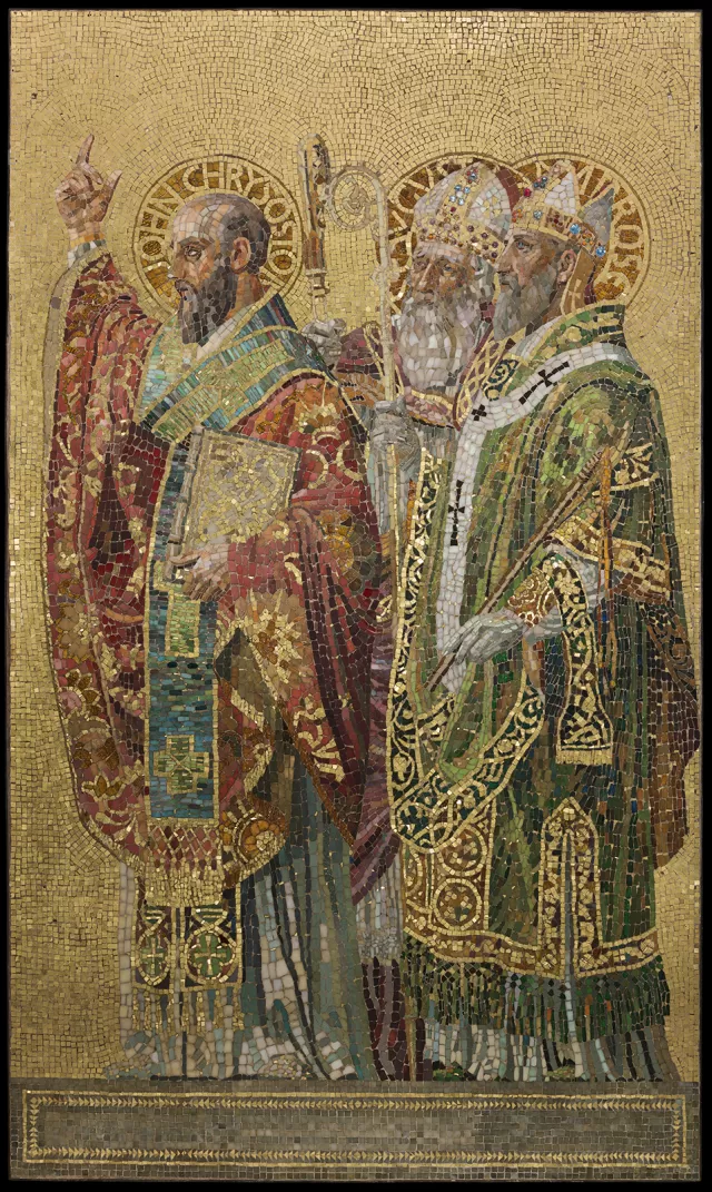Fathers of the Church Tiffany glass