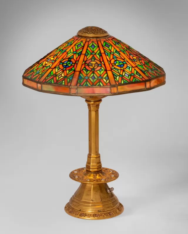 Ninth-Century Tiffany Reading Lamp