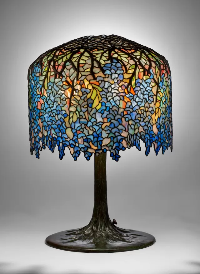 Wisteria Library Lamp Tiffany