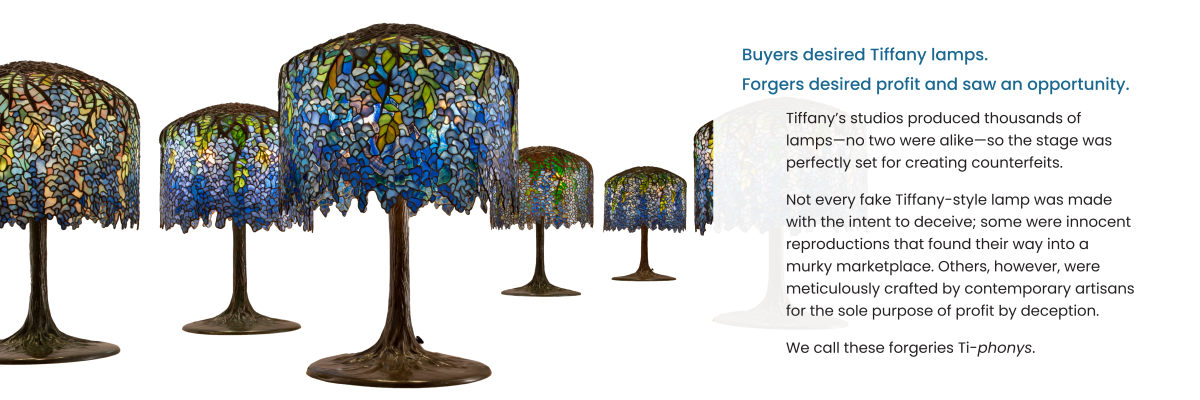 Buyers desired Tiffany lamps.